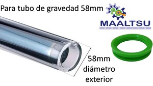 Empaque silicon 58mm gravedad